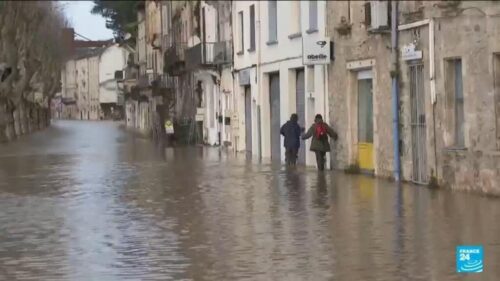 Floods and high winds hit France as storm Nils sweeps in