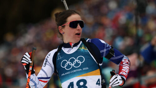 France’s Julia Simon races to Olympic gold in women’s individual biathlon