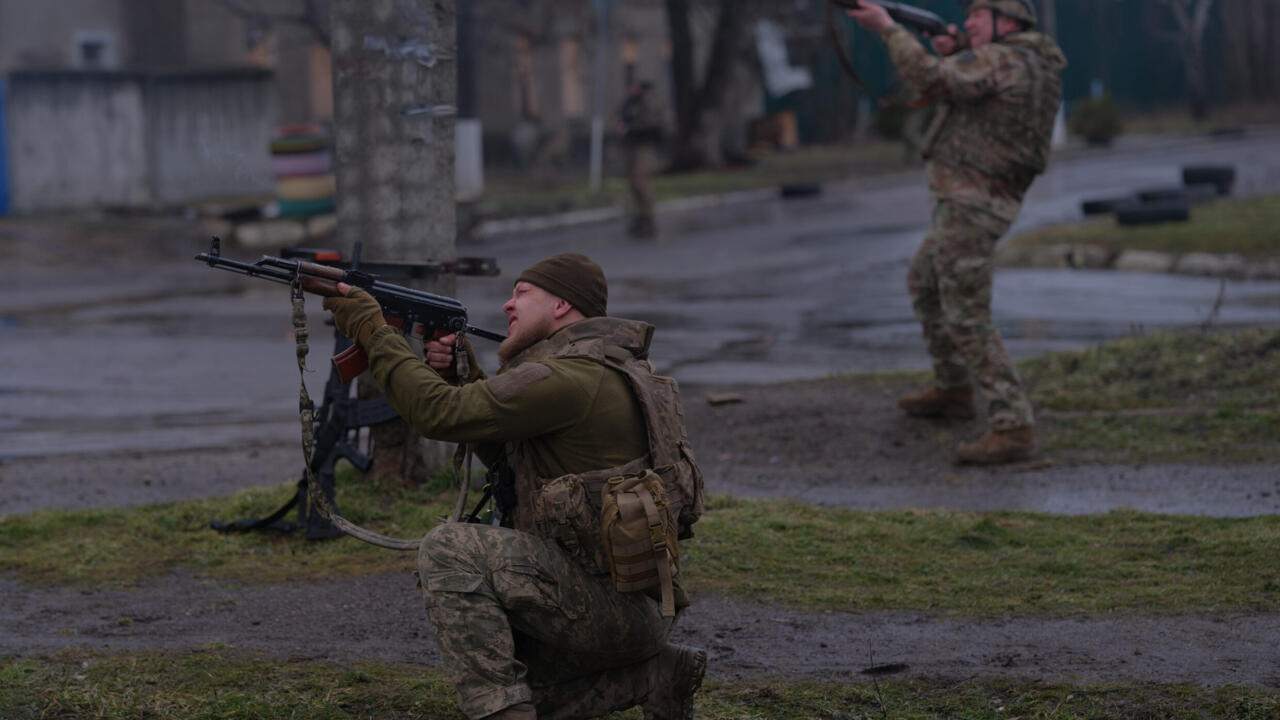 In this photo provided by Ukraine