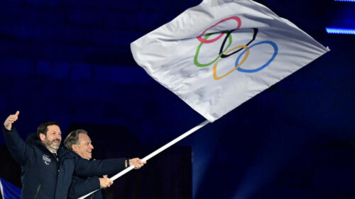 Milan-Cortina hands over flag to French Alps for 2030 Winter Olympics