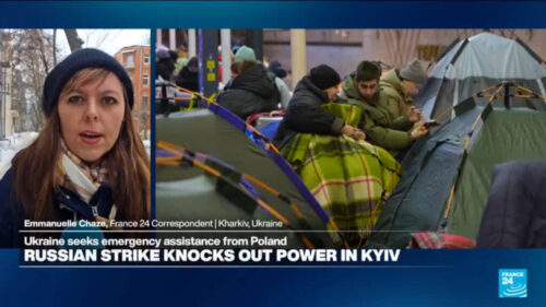 Russian strike knocks out power in Kyiv