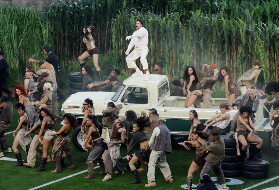 Le concert de Bad Bunny à la mi temps du Super Bowl, dimanche 9 février 2026.