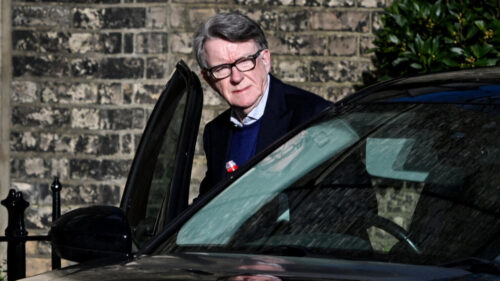 Britain’s former US ambassador Peter Mandelson arrested amid Epstein revelations