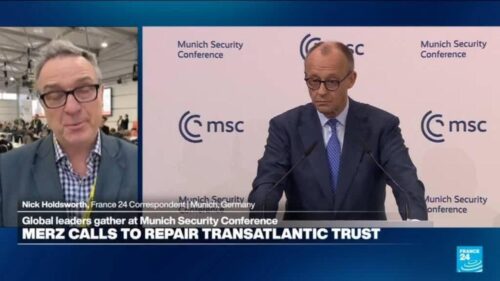 German chancellor’s call to repair transatlantic trust at Munich