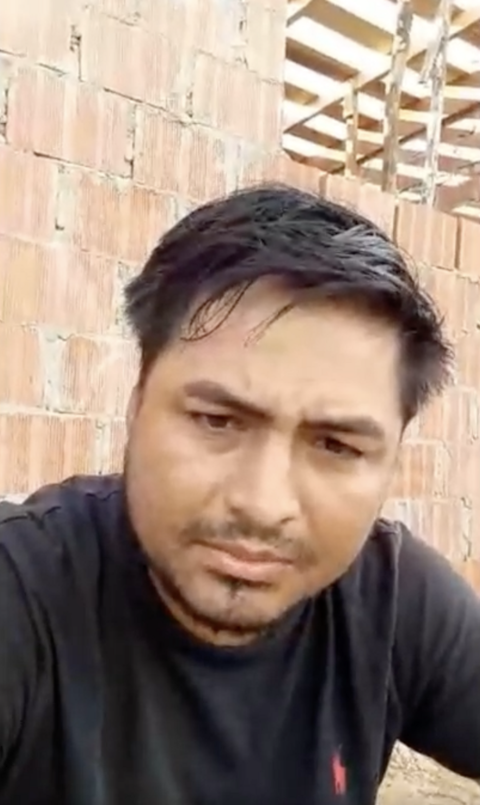 Edison Fernández Pérez, known as “Chili”, during a hearing at the Madre de Dios Superior Court of Justice on January 3, 2025.