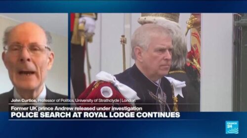 Police search former Prince Andrew’s home a day after his arrest