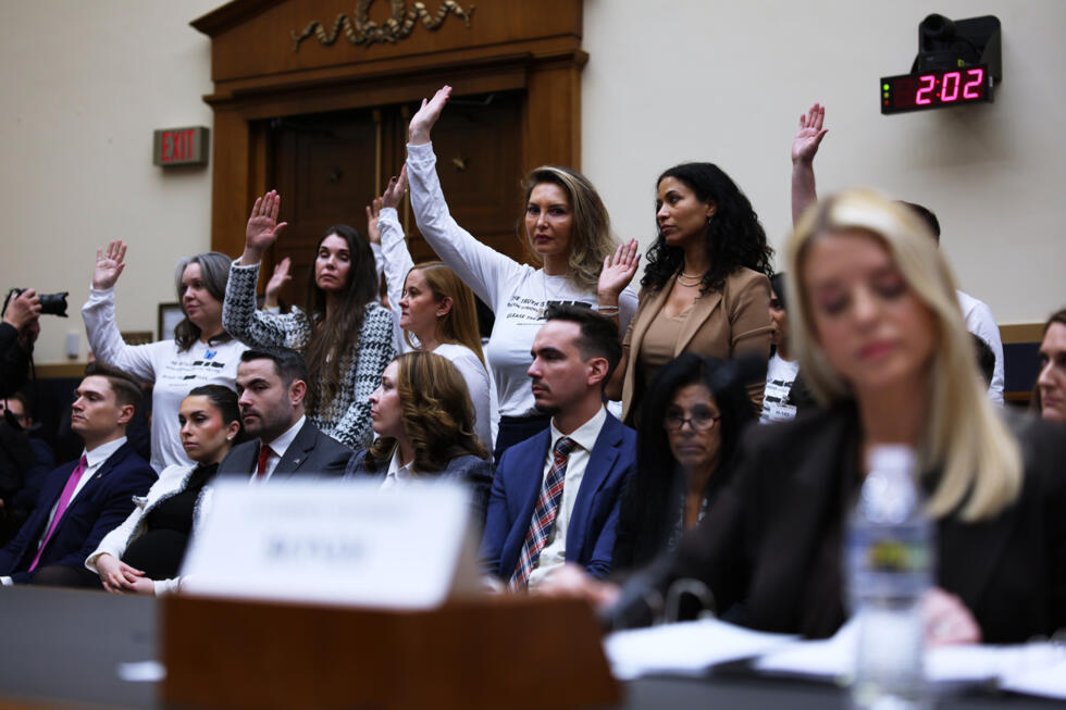 Attorney General Pam Bondi testifies before a House Judiciary Committee oversight hearing on Capitol Hill on February 11, 2026.