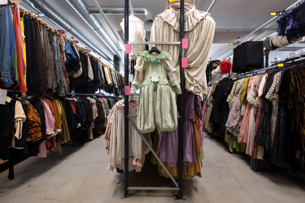 A children's costume created by Ezio Toffolutti is among the items from major productions. offered for sale on February 14th and 15th with prices ranging from $6.50 to $650