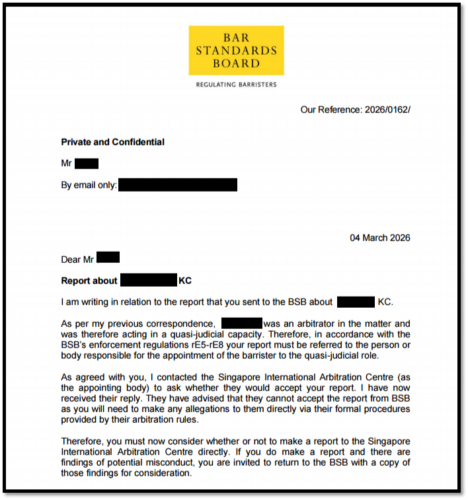 Controversial Singapore arbitration under microscope after whistleblower contacts authorities