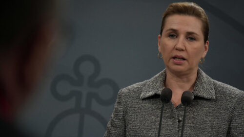Danish PM seeking third term as election underway
