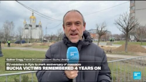 EU ministers commemorate Bucha massacre and reaffirm support to Ukraine