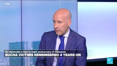 EU ministers in Kyiv to look at justice for crimes committed in Bucha