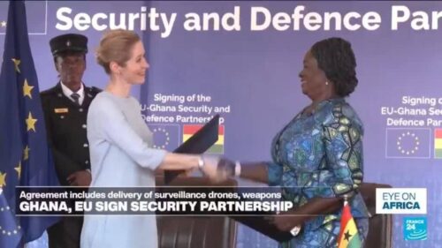 Ghana and EU sign defence partnership to counter west Africa insecurity