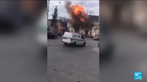 Russia rains drones on Ukraine, killing eight, hitting UNESCO site in Lviv