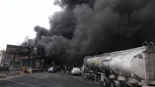 Tehran shrouded in toxic cloud after US-Israeli strikes on oil deposits