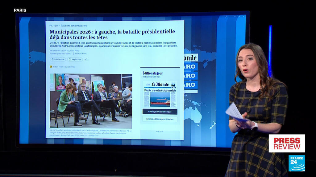"On the left, the presidential battle already on everyone's mind", says Le Monde