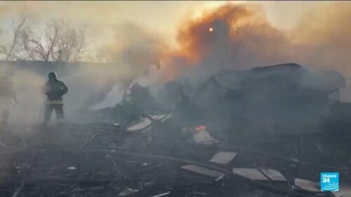 Ukraine recovering from Russian strike, concerned Putin is benefiting from Iran war