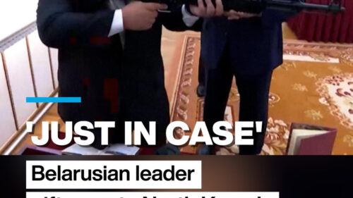 Belarusian leader gifts gun to North Korea’s Kim Jong Un