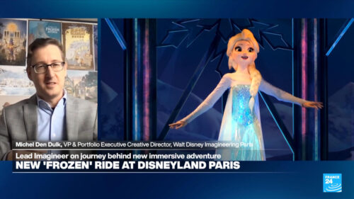Lead Imagineer on the new ‘Frozen’ ride at Disneyland Paris