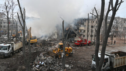 Russian strike on residential building kills 10 people in Ukraine’s Kharkiv