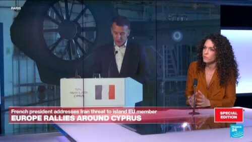 ‘This is all about defence’: Macron addresses European security in Cyprus