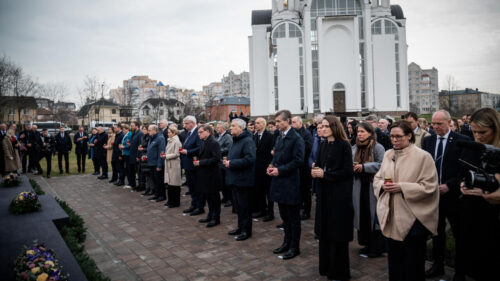 Ukraine’s Bucha commemorates four years since massacre