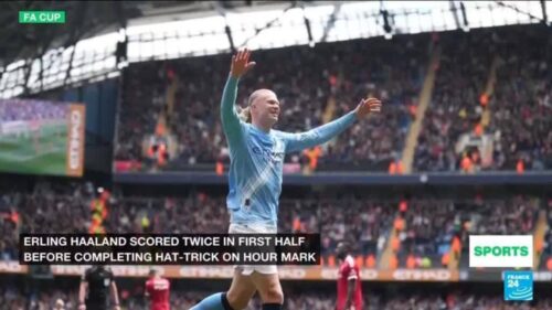 Erling Haaland the hat-trick hero as Manchester City thrash Liverpool in FA Cup