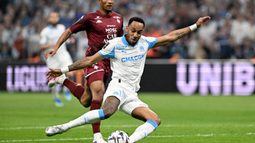 Football: Pierre-Emerick Aubameyang puts Marseille back on track in Ligue 1