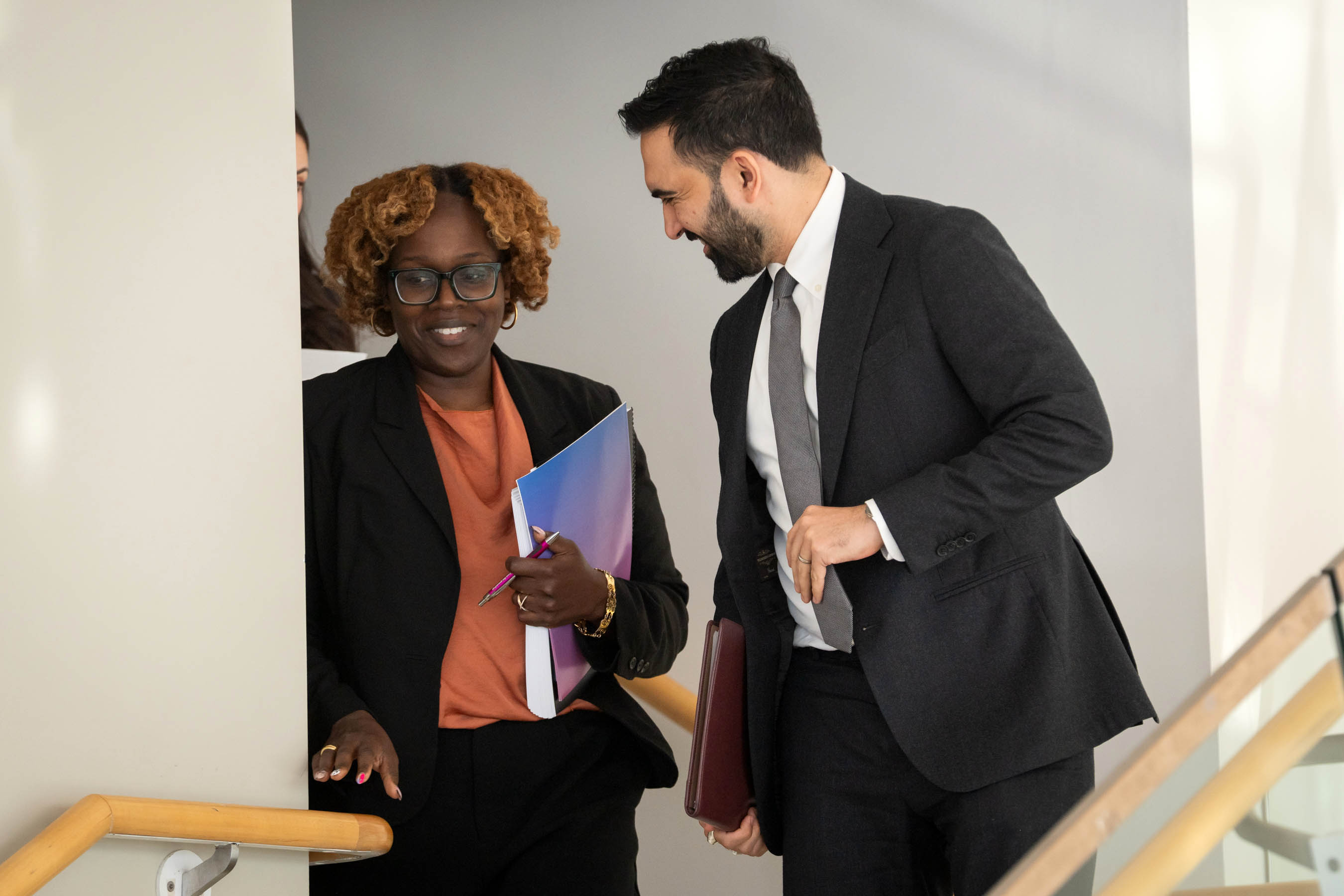 Mayor Zohran Mamdani was joined by Chief Equity Officer and Commissioner Afua Atta-Mensah in the Preliminary Citywide Racial Equity Plan announcement. 