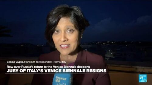 Jury of Italy’s Venice Biennale resigns over Russia row