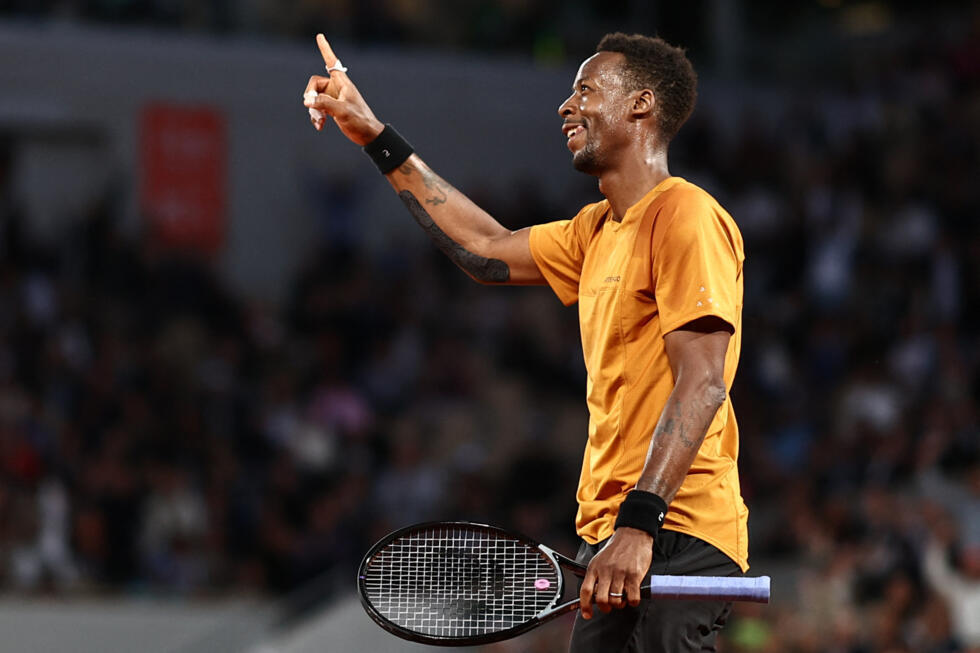 Gaël Monfils at the 2023 French Open