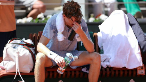 Sinner eliminated from French Open under scorching temperatures