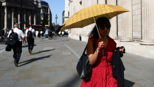 What is a heat dome, causing excessively high temperatures in western Europe?