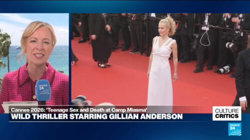 Cannes: Gillian Anderson nearly fainted watching herself in ‘Teenage Sex and Death at Camp Miasma’
