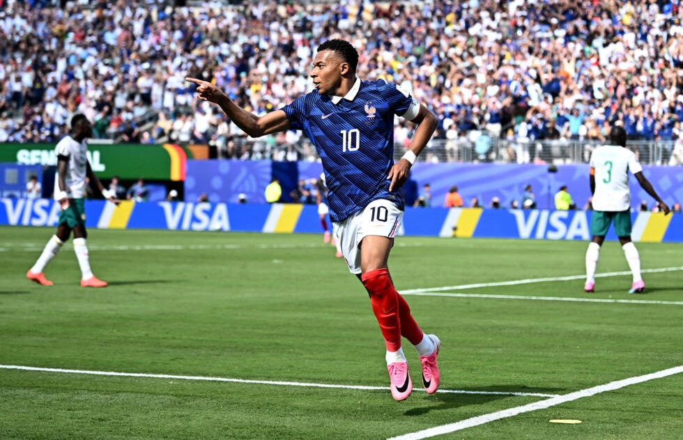 Kylian Mbappé became France's all-time record scorer after his brace in their opening match against Senegal.