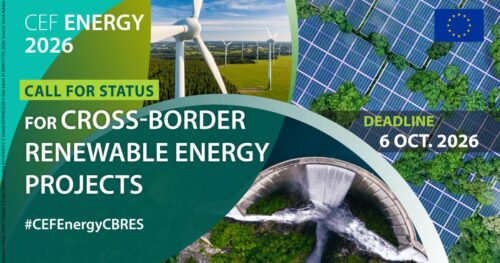 CEF Energy: 6th call for Cross-Border Renewable Energy Projects to obtain the status launched