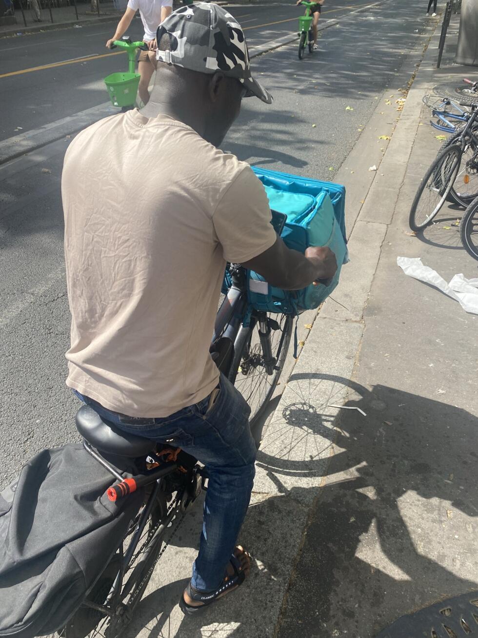 Ahmed, a delivery driver